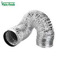 4 6 8 10 pouces simple double conduit en aluminium résistant au feu tuyau flexible