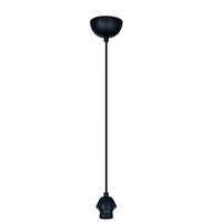Lampe suspendue en fer noir ou Rose, câble Textile pour Suspension, à monter soi-même, m