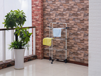 Cintre pliable professionnel 30M 3 niveaux de type tour en métal accrocher des supports à vêtements secs support de séchage en tissu support extérieur