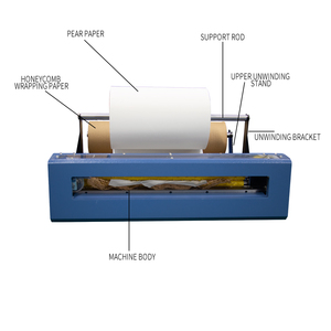 Tổ ong giấy Hộp Quà Tặng đệm bao bì, giấy kraft sốc hấp thụ máy giấy, tổ ong giấy giấy máy - Product Image 3
