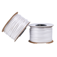 Tube thermorétractable PE 2:1 noir et blanc, tube thermorétractable cylindrique, kit de gestion de câbles