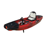Fabrication professionnelle de kayak à pédales pour une personne avec système de gouvernail