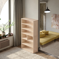 Étagère multicouche simple et support de rangement moderne pour la bibliothèque de salon domestique au sol pour l'application scolaire