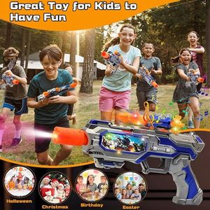 NOUVEAU Pistolet Jouet Électrique avec Jet de Brume, Sons, Lumières et Vibrations pour Enfants, Pistolet Jouet Fonctionnant sur Piles avec Lumières et Sons - Product Image 6