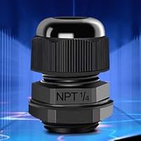 ML 3/4" NPT Nylon PA66 IP68 Étanche Réglable Raccord de Câblage à Soulagement de Tension Noir Connecteur de Glande de Câblage Basse Tension -40°C