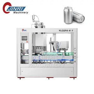 Full Automatic Tin Can Juice Drinks Filling Line Beer Can Filling Machine Beer Canning Line
