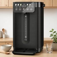 Approvisionnement direct usine – Bouilloire électrique thermopot 5,0 L avec écran tactile supérieur et 6 températures réglables pour cuisine familiale et salon