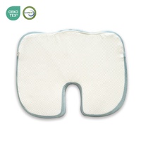 Coussins de siège de chaise de coccyx de mousse de mémoire de voiture de refroidissement orthopédique antidérapants pour la douleur de coccyx avec la couverture respirante fraîche