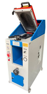 Presse pneumatique industrielle à double station pour la pose de semelles en caoutchouc - Product Image 5
