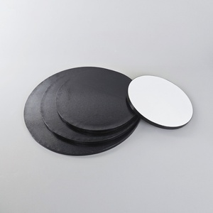 Usine SunShine Vente en gros Présentoirs à dessert carrés ronds en papier doré pour cupcakes Plateau de base Assiettes à gâteaux en mousse - Product Image 3