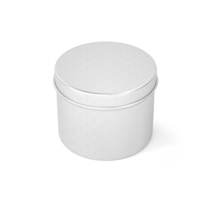 Envases de Aluminio Metálico de 250g 250ml con Tapa de Rosca y Logotipo Personalizado, para Velas, Cera, Pomada, Cosméticos - Product Image 1