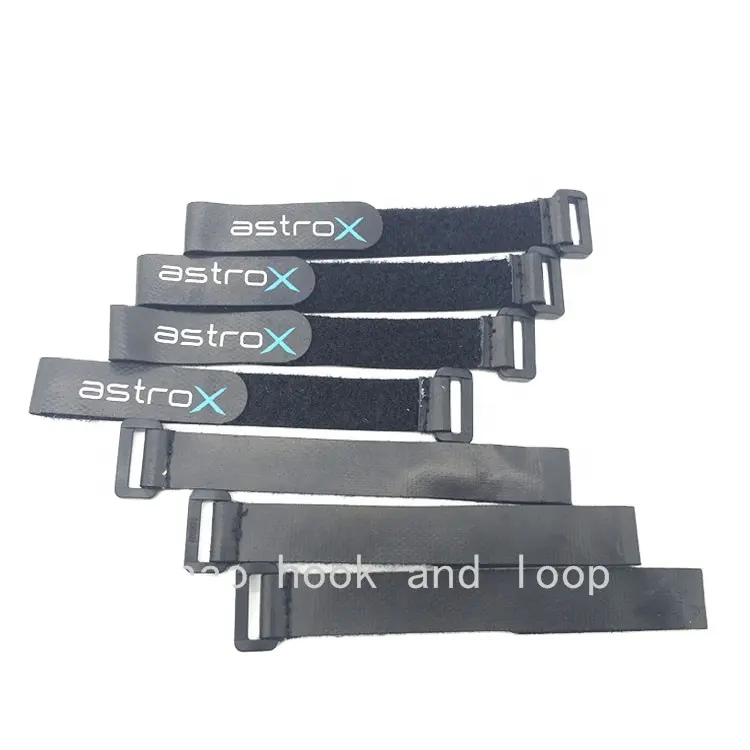 Hook and loop strap cable tie non slip drone battery strap for FPV