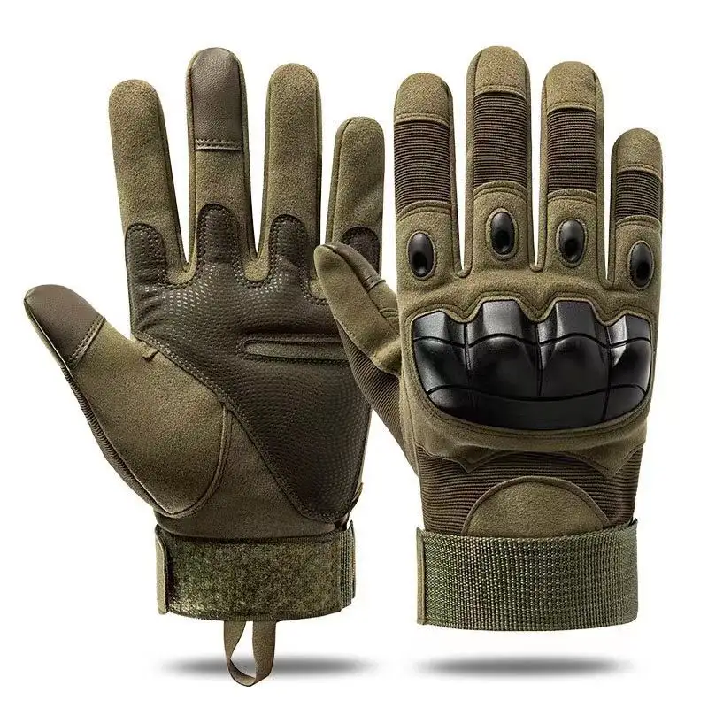 VEKEDA Tactical All Finger Gloves Sports Protection Fitness Men's Motorcycle Outdoor Motorcycle Riding Boxing Gloves