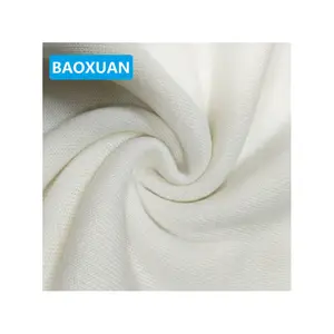 High quality hatchi knitting polyester spandex one side brushed fleece fabric for men's shirts
