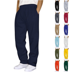 Pantalon de jogging unisexe personnalisé, coupe droite, bas ouvert, respirant, pour la course et le sport - Product Image 6