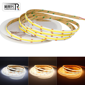 <span class=keywords><strong>Shenzhen</strong></span> Smart COB LED tira de luz DC24V blanco brillante 2700K 3000K 4000K 6000K color personalizado Flex COB tira de luz de techo - Product Image 5