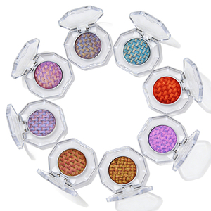 Cosmetic Grade Premium Chameleon Duochrome Pressed <strong>Eyeshadow</strong> Pan - Peach &amp; <strong>Blue</strong> Single <strong>Glitter</strong> <strong>Eyeshadow</strong> with Multi-Chrome Shift - Product Image 6