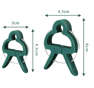 Clips de support pour plantes en plastique vert, clips réglables pour vignes, pinces pour cages à tomates, pour piquets en bambou, treillis de jardinage - Product Image 1