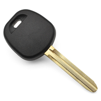 Carcasa de Llave de Coche TOY43 con Transpondedor, Sin Chip, para Llaves de Auto, Control Remoto
