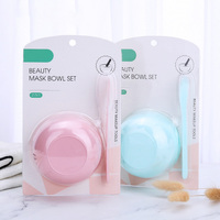 Nouvel ensemble de brosses faciales 6-en-1 en silicone souple et nylon avec bol, brosse, cuillère et applicateur – Léger (65g) – Vente en gros 2025
