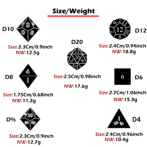 7Pcs Tùy Chỉnh Màu Hồng Pha Lê 16Mm Đa Diện Xúc Xắc Đặt Nhà Máy Bán Buôn Sang Trọng Handmade RPG Xúc Xắc Cho Dungeons Và Dragons - Product Image 5