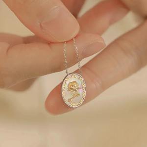 Collar de Plata de Ley S925 con Perlas de Shijia de Doble Capa, Diseño de Clavícula Simple y Elegante para Mujer - Product Image 1