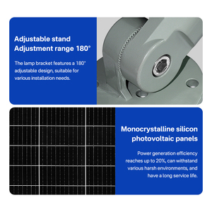 <span class=keywords><strong>LUMIO</strong></span> Precio de Fábrica Farola <span class=keywords><strong>Solar</strong></span> LED Integrada Todo en Uno para Exteriores, Impermeable IP65, Alto CRI 95, Temperatura de Color Ajustable - Product Image 5