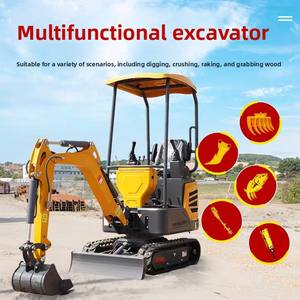 Excavadora hidráulica pequeña Eaton con controles de joystick piloto Componente del motor central de operación suave y precisa - Product Image 2