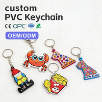 Suvenir Bunga Pernikahan PVC Anime Kartun Cetak UV Warna & Logo Kustom Wadah Foto Gantungan Kunci Carabiner Datar Terpisah