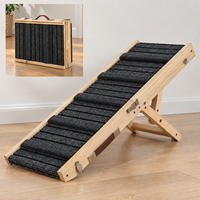 Rampe en bois pour chien pour lit et canapé, marchepied pour animaux de compagnie, escalier pour chiens de petite, moyenne et grande taille, marches d'escalade intérieures, vente en gros usine