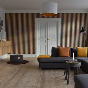 Pannelli acustici del soffitto a doghe in legno di alta qualità in legno resistente materiali decorativi affidabili schema acustico estetico - Product Image 5