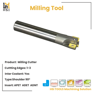 Fraise à bout de finition de haute précision CNC série <span class=keywords><strong>UEX</strong></span> 12 mm-30 mm Porte-fraise à angle droit avec tige de 250 mm - Product Image 2