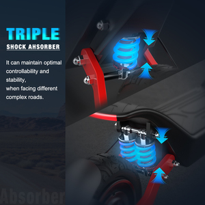 สกู๊ตเตอร์ไฟฟ้ารุ่น KIXIN X10 ขนาด 11 นิ้ว ยานยนต์เคลื่อนที่ทรงพลังสำหรับผู้ใหญ่ พร้อมมอเตอร์คิกจากโรงงาน แบตเตอรี่ถอดได้ เหมาะสำหรับเป็นของขวัญ - Product Image 6