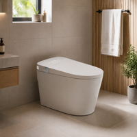 WC intelligent avec bidet intégré, en céramique, électrique