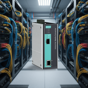 Convertisseur de média industriel Moxa IMC-101G, équipement Ethernet vers fibre optique - Product Image 3