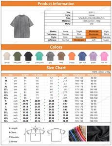 T-shirt personnalisé OEM à imprimé rétro, effet délavé, 100% coton, logo personnalisé, coupe ample, décontracté, pour le marché européen et américain - Product Image 3
