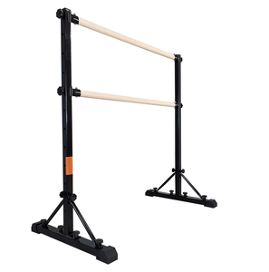 Barre de Ballet pour la maison Adulte Double Barre de Ballet sur pied Barre de Barre Portable - Product Image 4