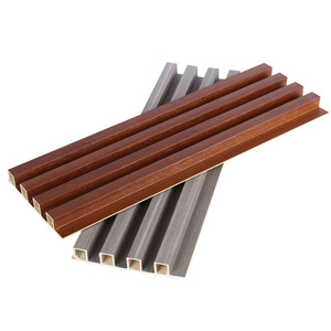 Panel de rejilla de fibra de bambú <span class=keywords><strong>para</strong></span> uso en <span class=keywords><strong>exteriores</strong></span> Ecológico Impermeable <span class=keywords><strong>Madera</strong></span>-Plástico WPC Gran Panel de pared Material PS Techos Parapetos - Product Image 2