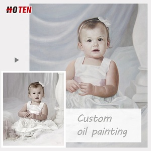 Tùy Chỉnh Handmade Hiện Đại Phong Cách Chân Dung Sơn Dầu Trên Vải Tạo Ra Từ Hình Ảnh Và Bức Tranh Chân Dung - Product Image 1