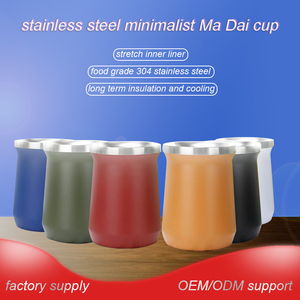 New Design Stainless Steel Double Wall Vacuum Insulated Powder Coating Thermal <b>Coffee</b> Tea Wine Tumbler - Product Image 2