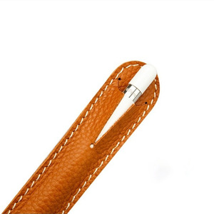 Leather pen case, minimalist business style, pen and ballpoint pen storage <b>bag</b>, source manufacturer. - Product Image 5