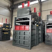 Presse à balles verticale hydraulique pour emballages en plastique, carton, bouteilles PET et cartons – Prix compétitifs