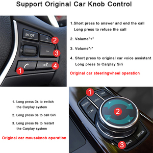 Interface vidéo multimédia Android Auto avec <span class=keywords><strong>YouTube</strong></span> intégré, module Apple CarPlay NBT pour <span class=keywords><strong>BMW</strong></span> 2013-2018 - Product Image 3