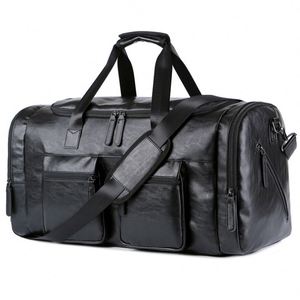 Sac de voyage en cuir véritable pour homme, sac de week-end pour la randonnée, de bonne qualité, très vendu - Product Image 1
