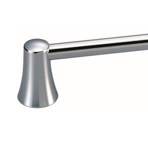 Barre porte-serviettes de 30 pouces, base en alliage de zinc, barre en acier inoxydable chromé, accessoires de salle de bain à fixer au mur pour la maison - Product Image 6