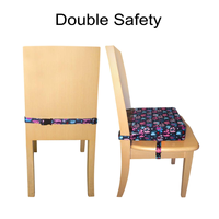 Rehausseurs de table pour tout-petits de 3,15 po, coussins de chaise de salle à manger en PU, rehausseur antidérapant et amovible pour augmenter la hauteur de table