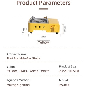 Réchaud à <span class=keywords><strong>gaz</strong></span> portatif de <span class=keywords><strong>barbecue</strong></span> de <span class=keywords><strong>camping</strong></span> de butane de brûleur simple extérieur populaire pour des campeurs - Product Image 4