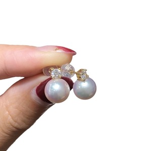 ต่างหูเงินแท้ S925 สำหรับทำเครื่องประดับมุก DIY ตัวเรือนเปล่าสำหรับใส่ไข่มุกขนาด 6-7 มม. ประเภทสินค้า ต่างหูมุก-22166 - Product Image 3