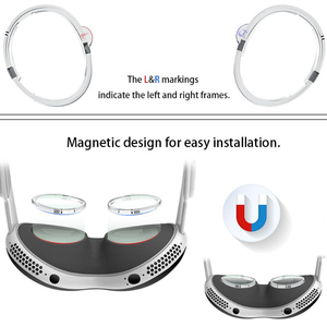 Cadre d'aspiration magnétique pour <span class=keywords><strong>Visionpro</strong></span> Cadre anti-rayures intégré pour les lentilles d'hypermétropie et de myopie - Product Image 5