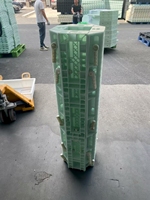 Coffrage en colonne en polypropylène léger et réutilisable, conception modulaire pour les projets de construction de colonnes en béton